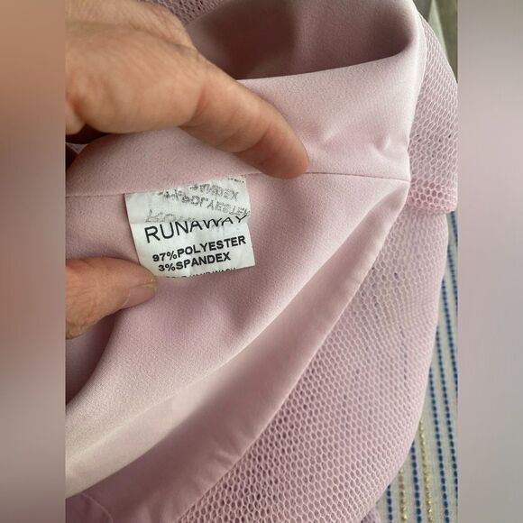 Runaway The Label Chrisalis Midi Dress Size XS Pink  One Shoulder New - Picture 14 of 16